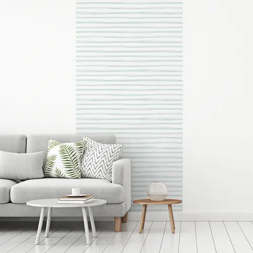 Zee - Sfeer - Strepen - Groen fotobehang vinyl groot 64 -woonkamer