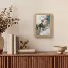 Blauw - Marmer - Goud Light Box met kabel (Tafellamp) klein -sfeer2