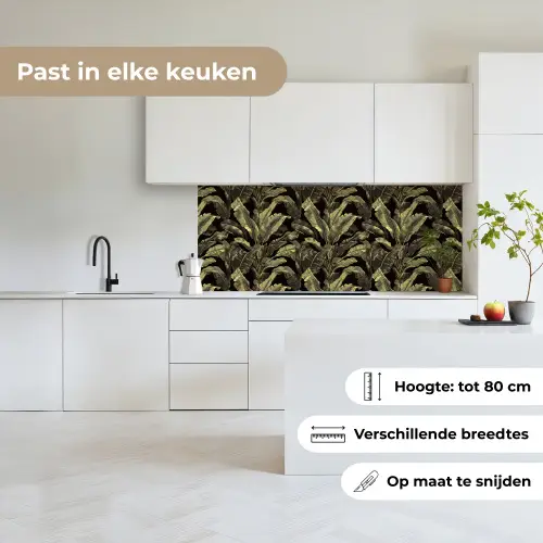 Botanisch - Bladeren - Groen keuken achterwand 2 middel 871 -sfeer4_NL