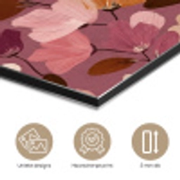 Bloem - Patroon - Roze aluminium wit klein 46 -closeup_NL