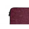 Bladeren - Patroon - Paars laptophoes neopreen klein 279 -detail