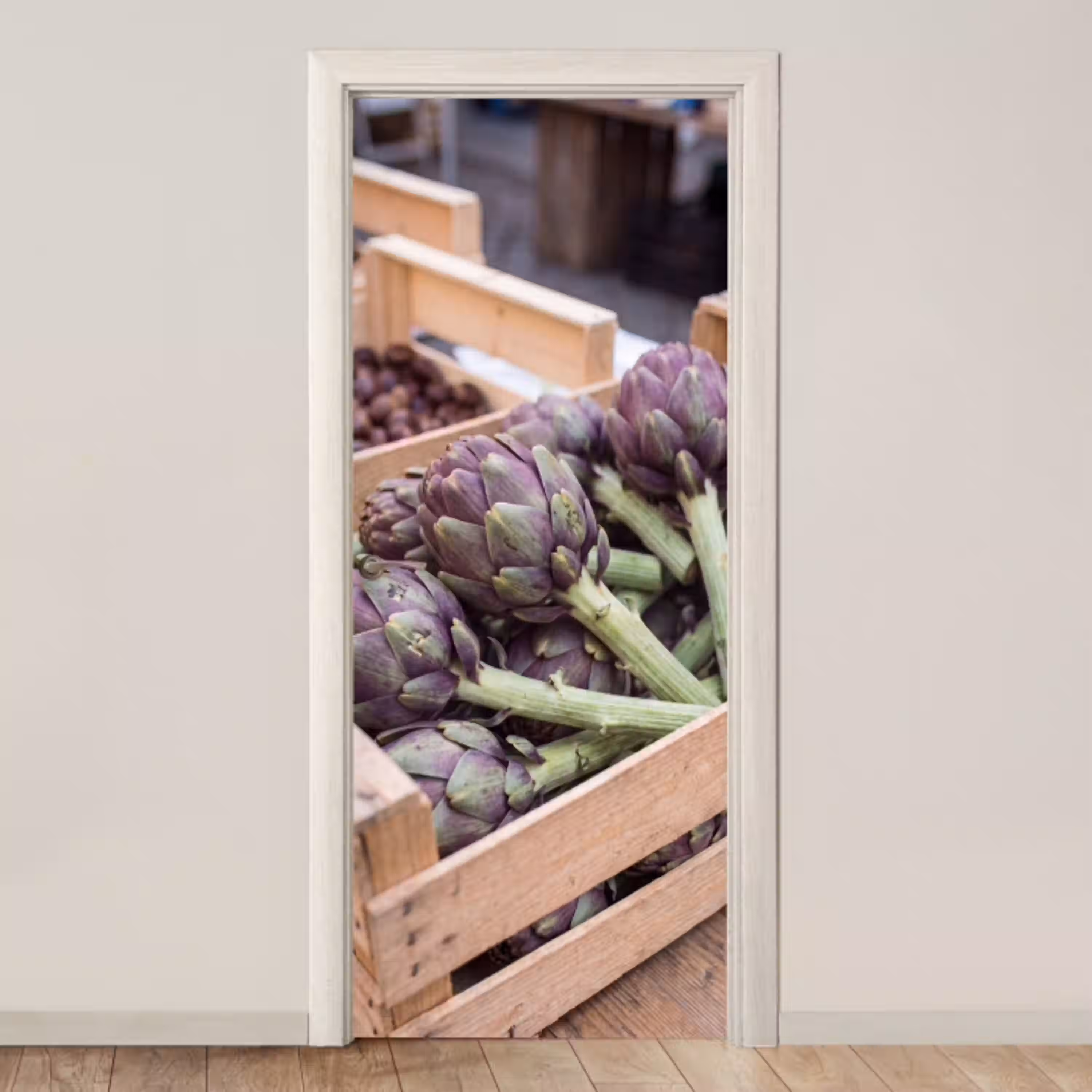 Groenten - Markt - Vers deurposter klein -3d_beige