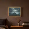 Steiger - Storm - Golven Light Box met batterij (Wandlamp) middel -sfeer4