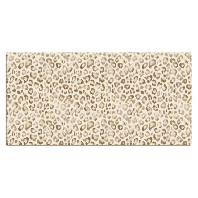 Bureau onderlegger - Luipaard - Klassiek - Beige