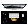 Appel - Goud - Chrome - Zwart Muismat XXL klein -3d