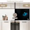 Kat - Blauw - Dier - Zwart keuken achterwand 2 middel -voor-na2_NL