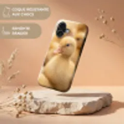 Pijltje - Eend - Natuur - Geel Toughcase MagSafe Apple iPhone 17 klein -USP_RandenV_FR
