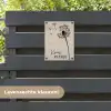 Knus Plekje met Paardenbloem tuinposter los doek klein -sfeer3