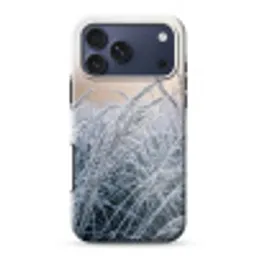 Rijp - Gras - Kristallen - Winter - Minimalistisch Toughcase MagSafe Apple iPhone 17 Pro Max klein -3d