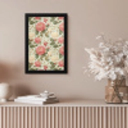 Klassiek - Botanisch - Veelkleurig fotolijst zwart zonder passe partout klein 224 -sfeer5