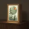 Abstract - Natuur - Kunst - Zon - Modern Light Box met kabel (Tafellamp) klein -z3d_website