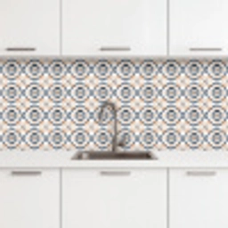 Bladvorm - Patroon - Kleurrijk keuken achterwand 2 middel 871 -3d