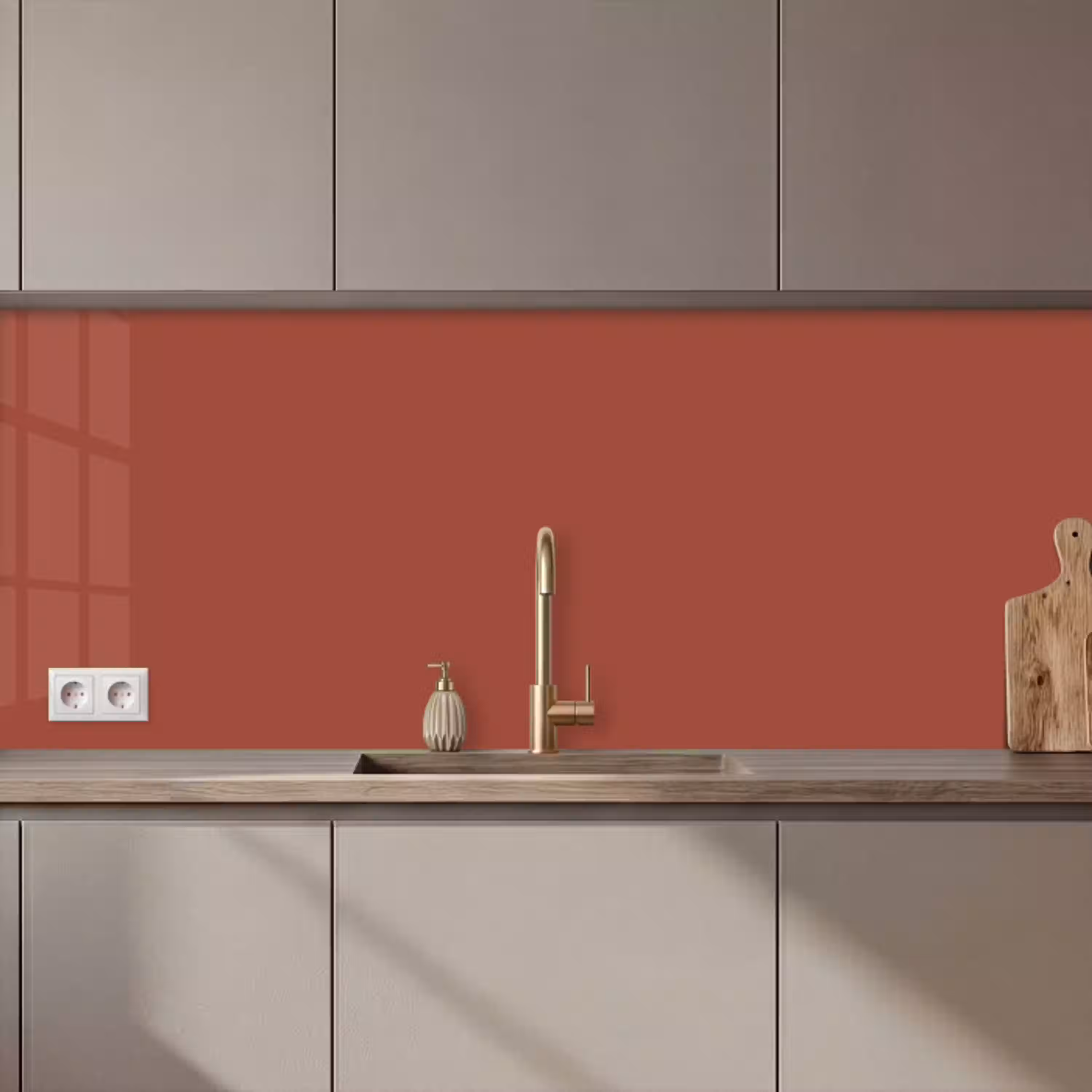 Rustic - Terracotta - Oranje keuken achterwand 2 middel 871 zz_3dshopping