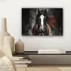 Paard - Dieren - Zwart - Luxe - Modern canvas 2cm klein -sfeer6