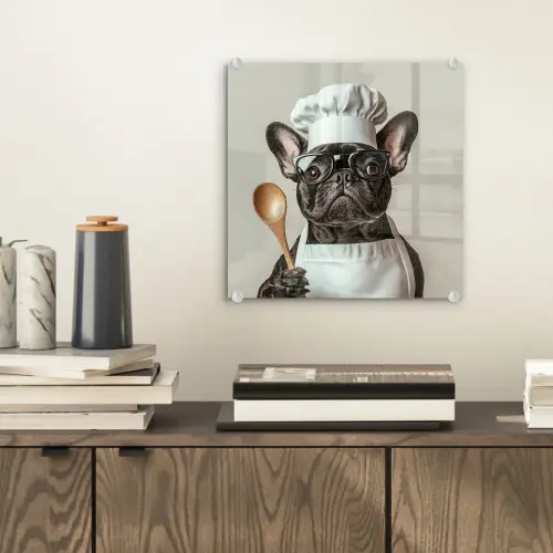 Bril - Hond - Kok plexiglas 5mm klein -sfeer1