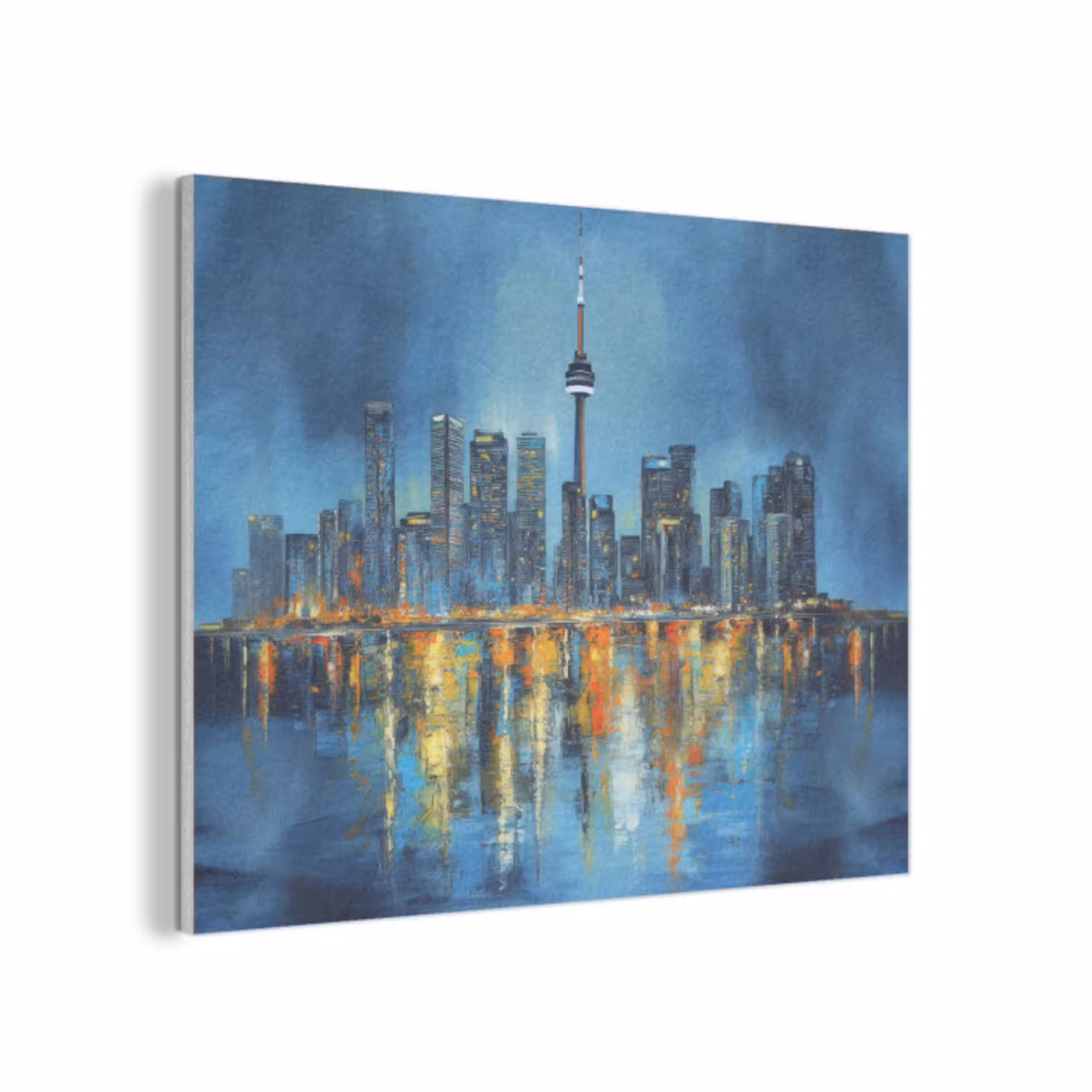 Skyline Toronto - Water - Stadslichten - Toren PET vilt klein -3d