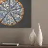 Pizza - Eten - Delftsblauw PET vilt klein -sfeer6_closeup