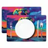 Olifant - Kleurrijk - Lucht - Abstract Placemat vinyl groot -zzsfeer2_Kitchenyeah-website