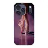 Spitzen - Paars - Contrast Telefoonhoesje iPhone 17 Pro klein -3d