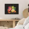 Paprika - Peer - Citroen - Graffiti - Verf - Abstract PET vilt klein -sfeer3