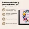 Bloemenkrans - Kleurrijk - Moeder Inductie beschermer vinyl 3mm middel -usfeer2_FR