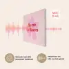 No rain no flowers - Bloem - Roze PET vilt klein -USP_NL