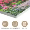 Doorkijk - Vuurtoren - Bloemen - Uitzicht PET vilt klein -closeup_NL