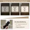 Konijn - Muts - Oren - Beige Light Box met batterij (Wandlamp kind) middel -USP_dimbaarNL