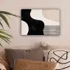 Abstract - Japandi - Beige - Modern canvas 2cm klein -sfeer1