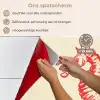 Zeepaardje - Rood - Fijne details keuken achterwand spatscherm klein -spatscherm_NL