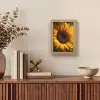Geel - Zonnebloem - Zomers Light Box met kabel (Tafellamp) klein -sfeer2