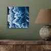 Golven - Blauw - Schuim aluminium wit klein -sfeer2
