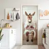 Ezel - WC - Grappig - Badjas - Dier deurposter klein -sfeer5