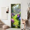 Natuur - Hortensia - Bloemen - Groen deurposter klein -sfeer6