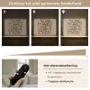 Gezichtenzee - Lijntekening - Abstract Light Box met batterij (Wandlamp) middel -USP_dimbaarNL