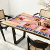 Fruit - Abstracte achtergrond - Roze Placemat vinyl groot -zzsfeer4_Kitchenyeah-website