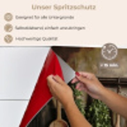Keukengerei - Rustiek - Tegels - Kruiden keuken achterwand spatscherm klein -spatscherm_DE