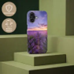 Lavendel - Veld - Natuur - Paars Toughcase MagSafe Apple iPhone 17 klein -USP_PrintM_NL