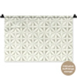 Abstract - Structuur - Grijs - Wit Wandkleed katoen klein 269 -t3d_DE