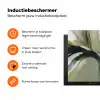 Natuur - Abstract - Groen - Penseelstreken Inductie beschermer vinyl 3mm klein -zzzzzzz-td-ups