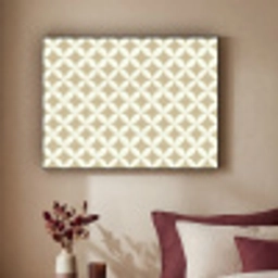 Symmetrisch - Motief - Beige Textielframe zwart klein 947 -sfeer1