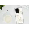 Wit - Marmer - Luxe - Goud Telefoonhoesje Samsung Galaxy S20 Ultra klein 358 -oordopS20Ultra
