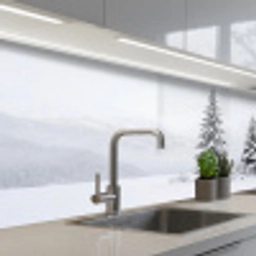 Fijnsparren - Sneeuw - Winter - Landschap - Stilte keuken achterwand 2 middel -3d_schuin