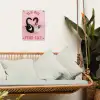 Kat - Hart - Tekst - Valentijn tuinposter los doek klein -sfeer7