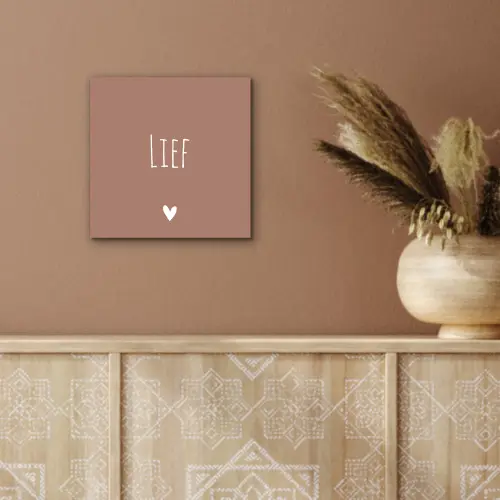 Spreuken - Lief - Quotes aluminium wit klein -sfeer4