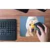 Hond - Badeend - Geel muismat rubber klein -toetsenbord