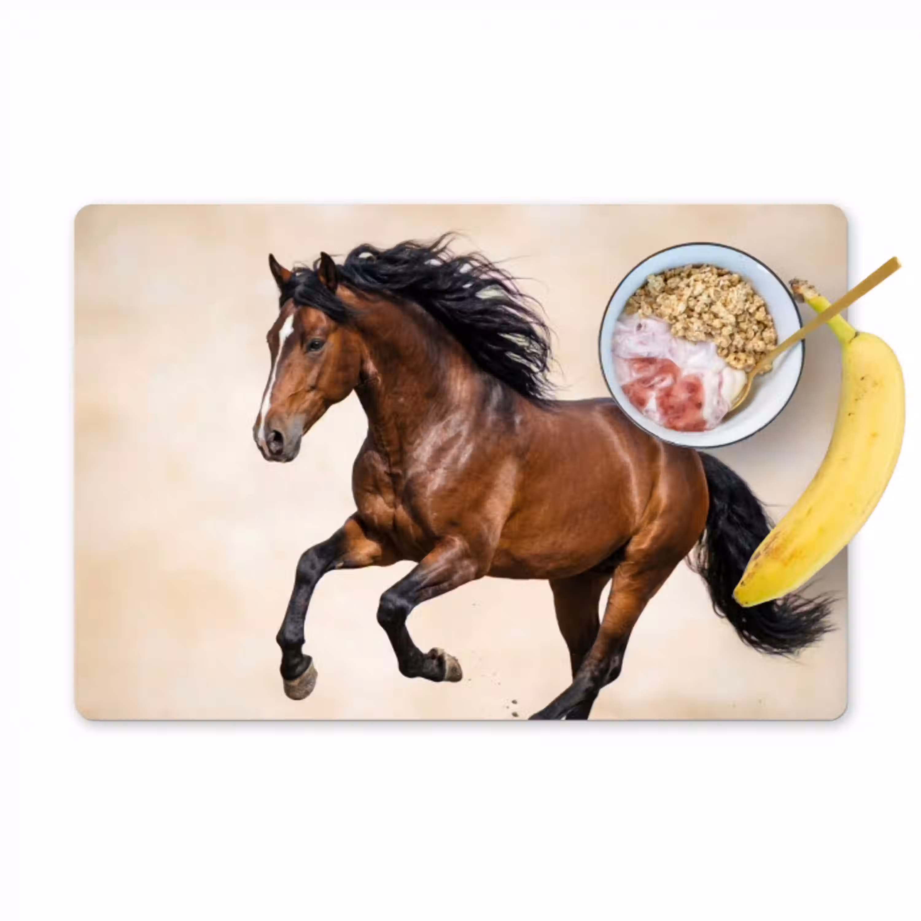 Paard - Galop - Energie Placemat vinyl groot -zzzproduct_Kitchenyeah-website