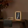 Champagne - Zwart - Spetters - Popping Light Box met kabel (Tafellamp) klein -sfeer4