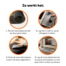Schapen - Rij - Weide - Dieren - Platteland Inductie beschermer vinyl 3mm klein -zzzzzzz-td-werking