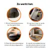 Leeuwin - Gras - Geel Inductie beschermer vinyl 3mm klein -zzzzzzz-td-werking